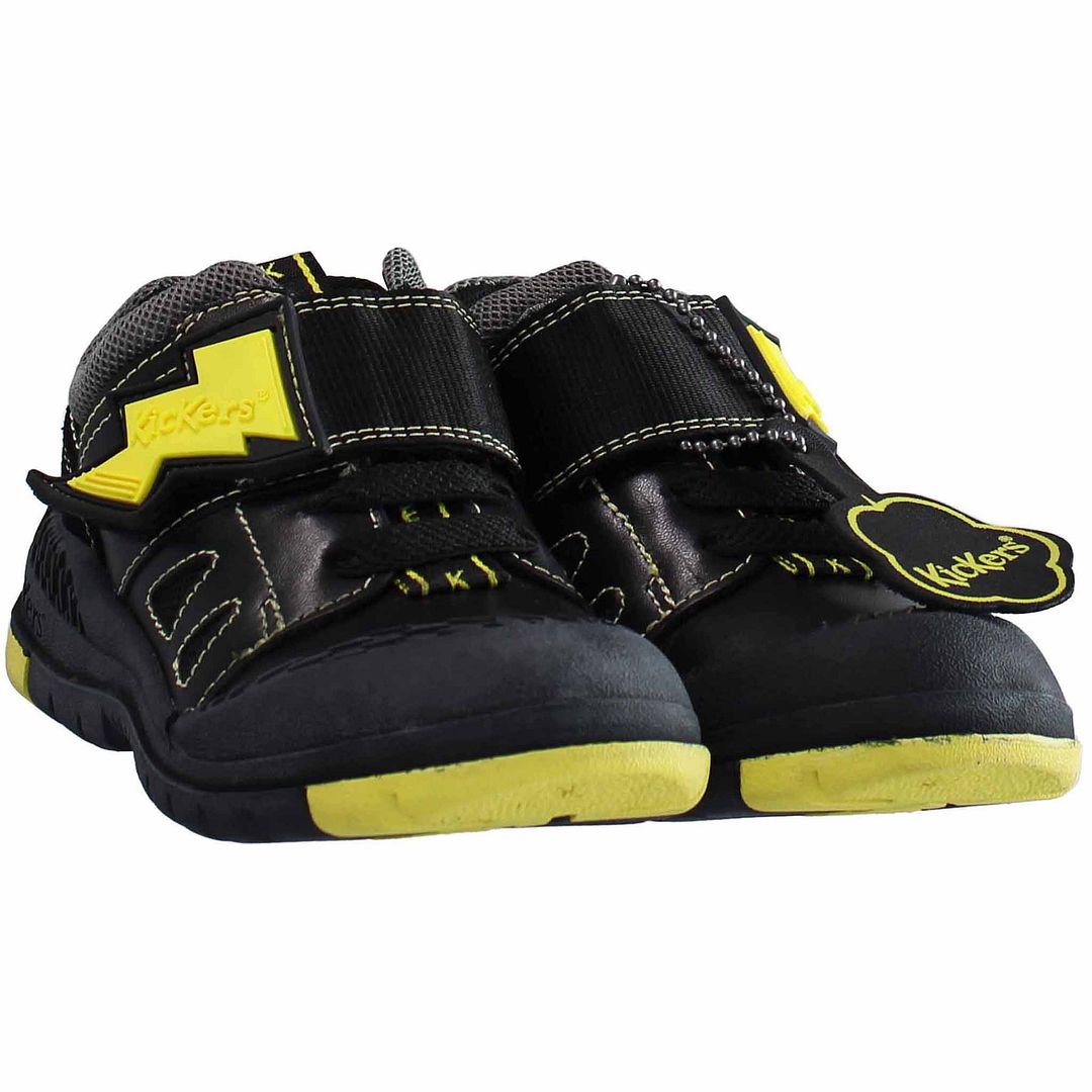 Kickers Trukka Bolt Classic Kids Black Boots