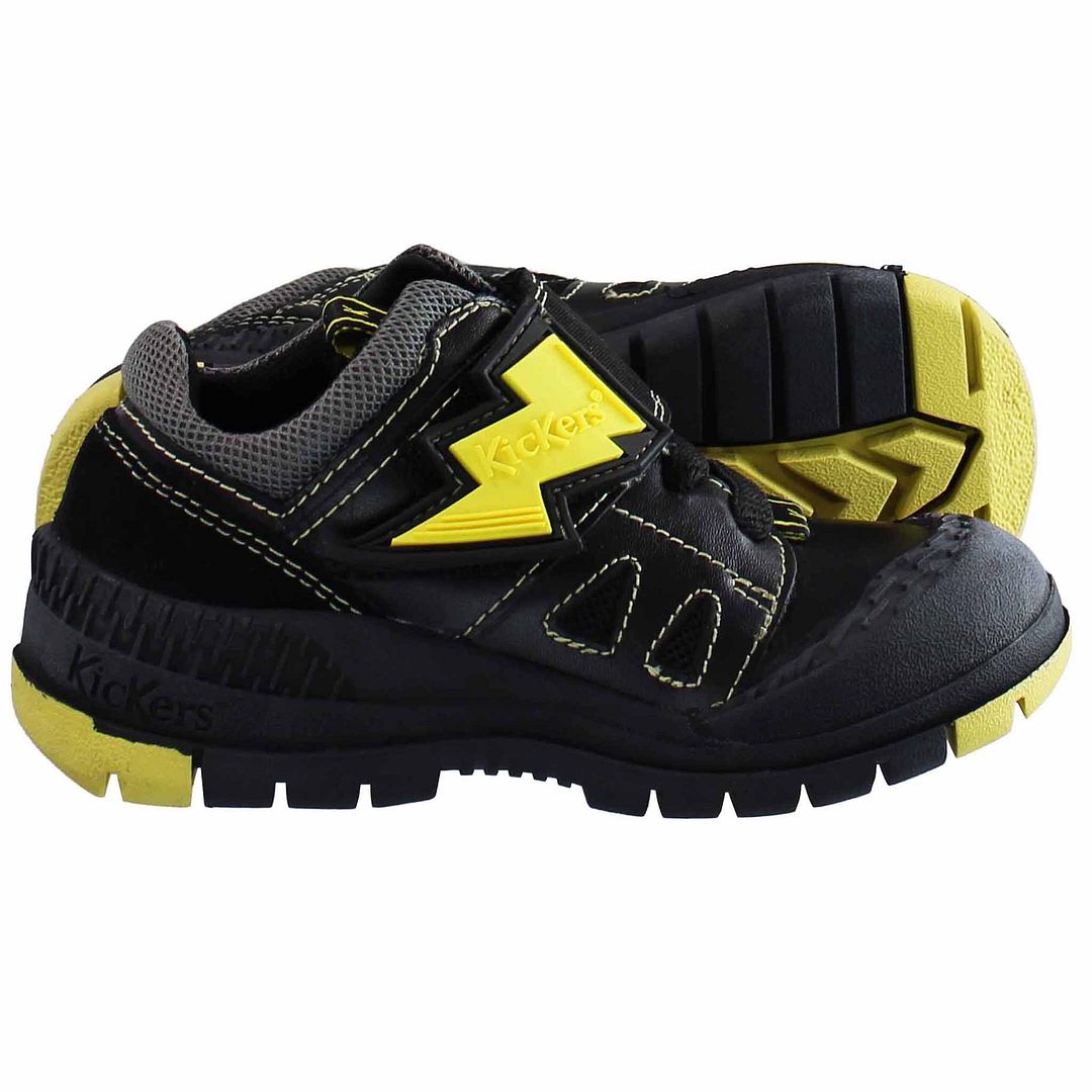 Kickers Trukka Bolt Classic Kids Black Boots