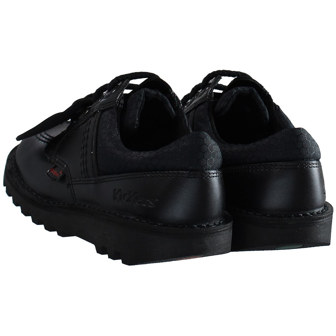 Kickers Kick Lo Flex Kids Black Shoes