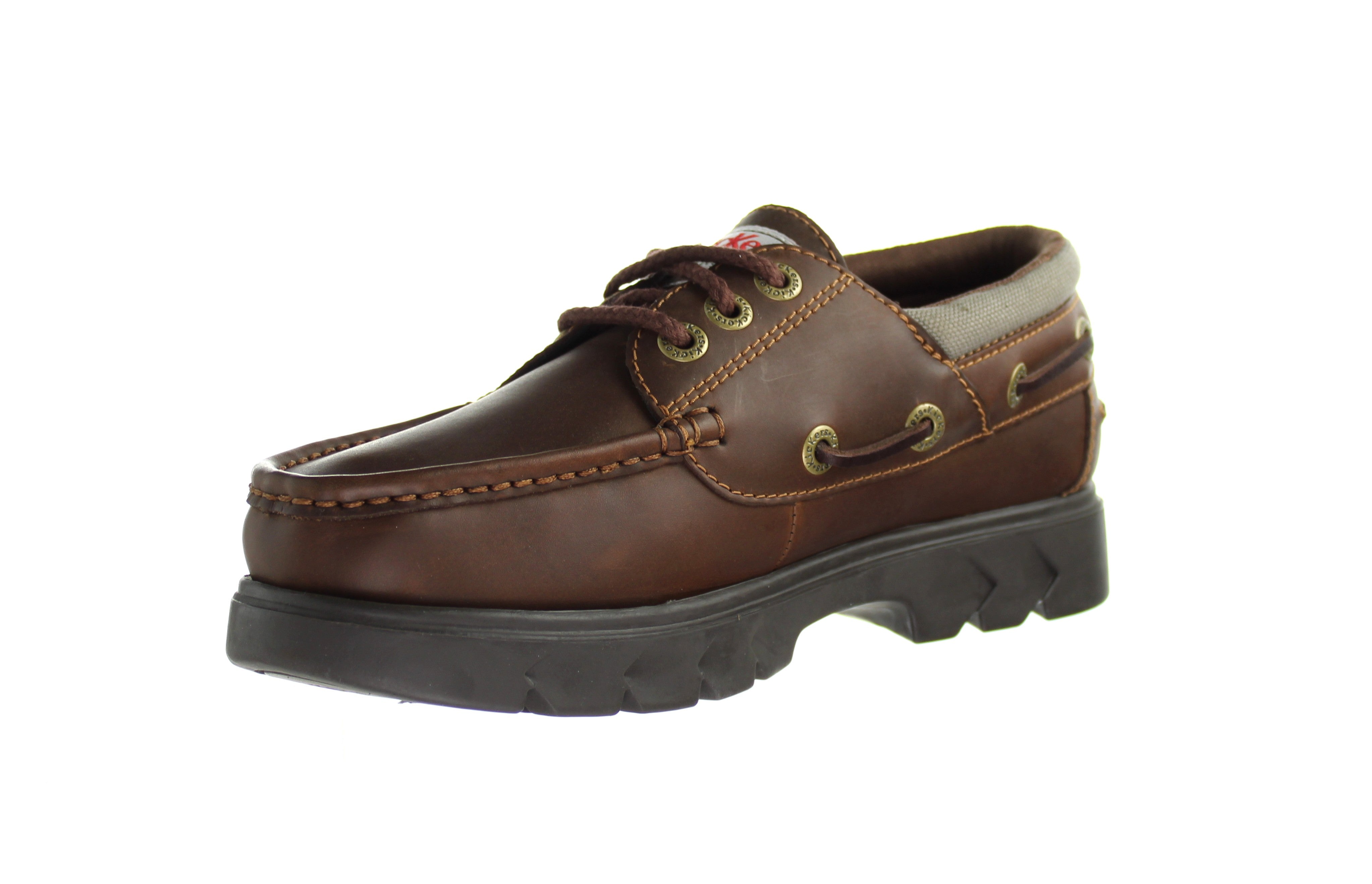 Kickers Lennon Pull Up Mens Brown Shoes