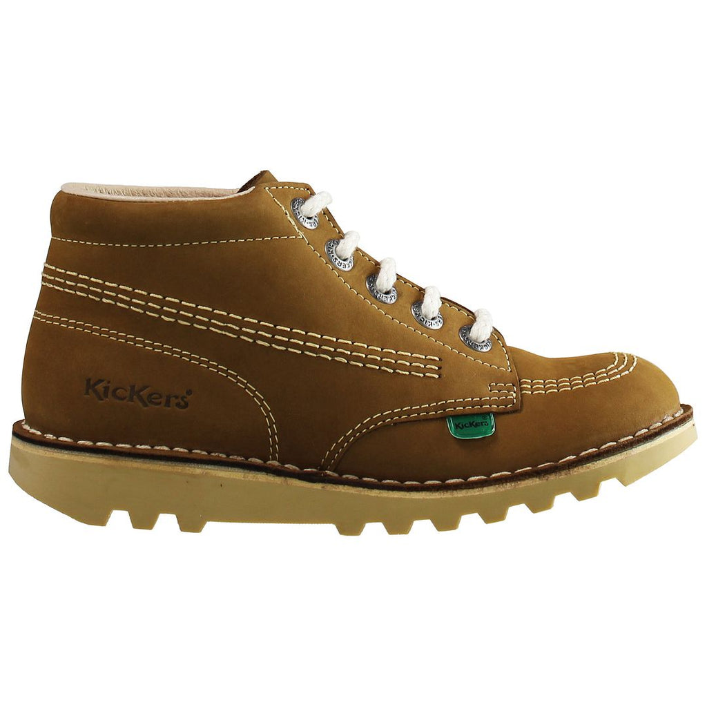 Kickers Mid Kids Brown Boots