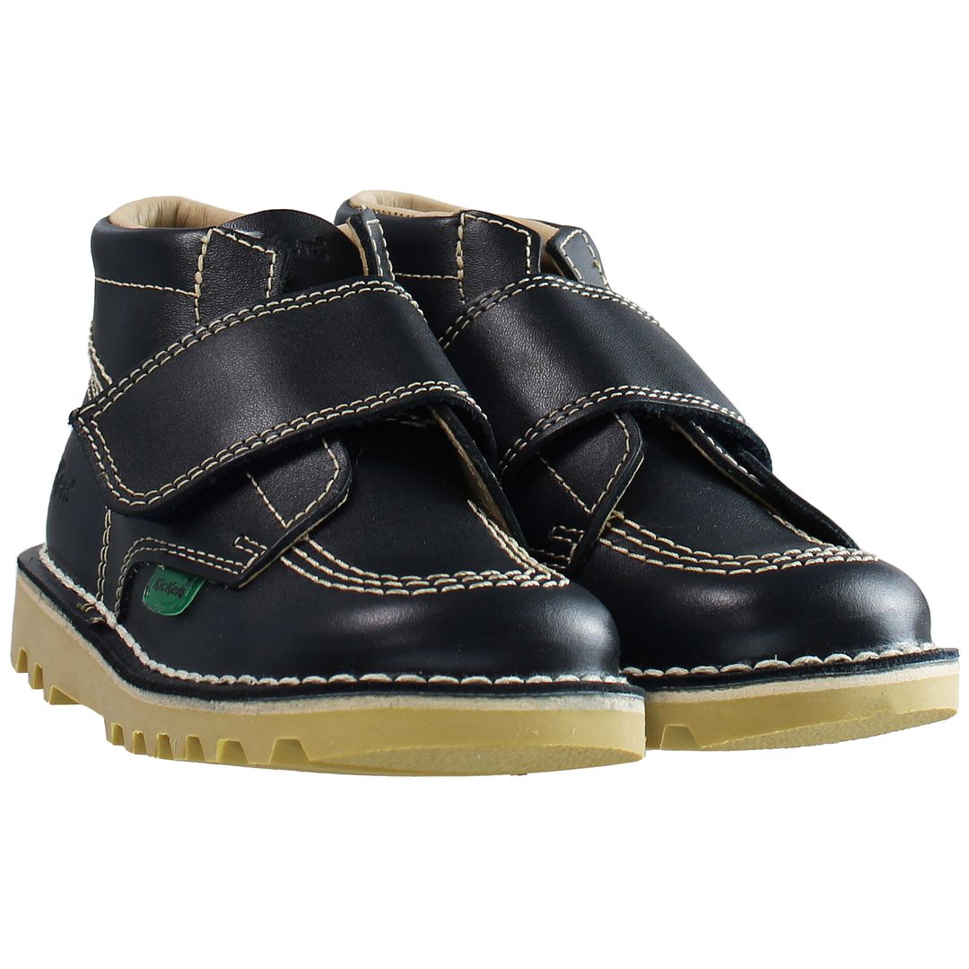 Kickers Kick Kilo Kids Navy Shoes