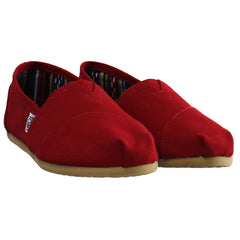 Toms Alpargatas Womens Red Plimsolls