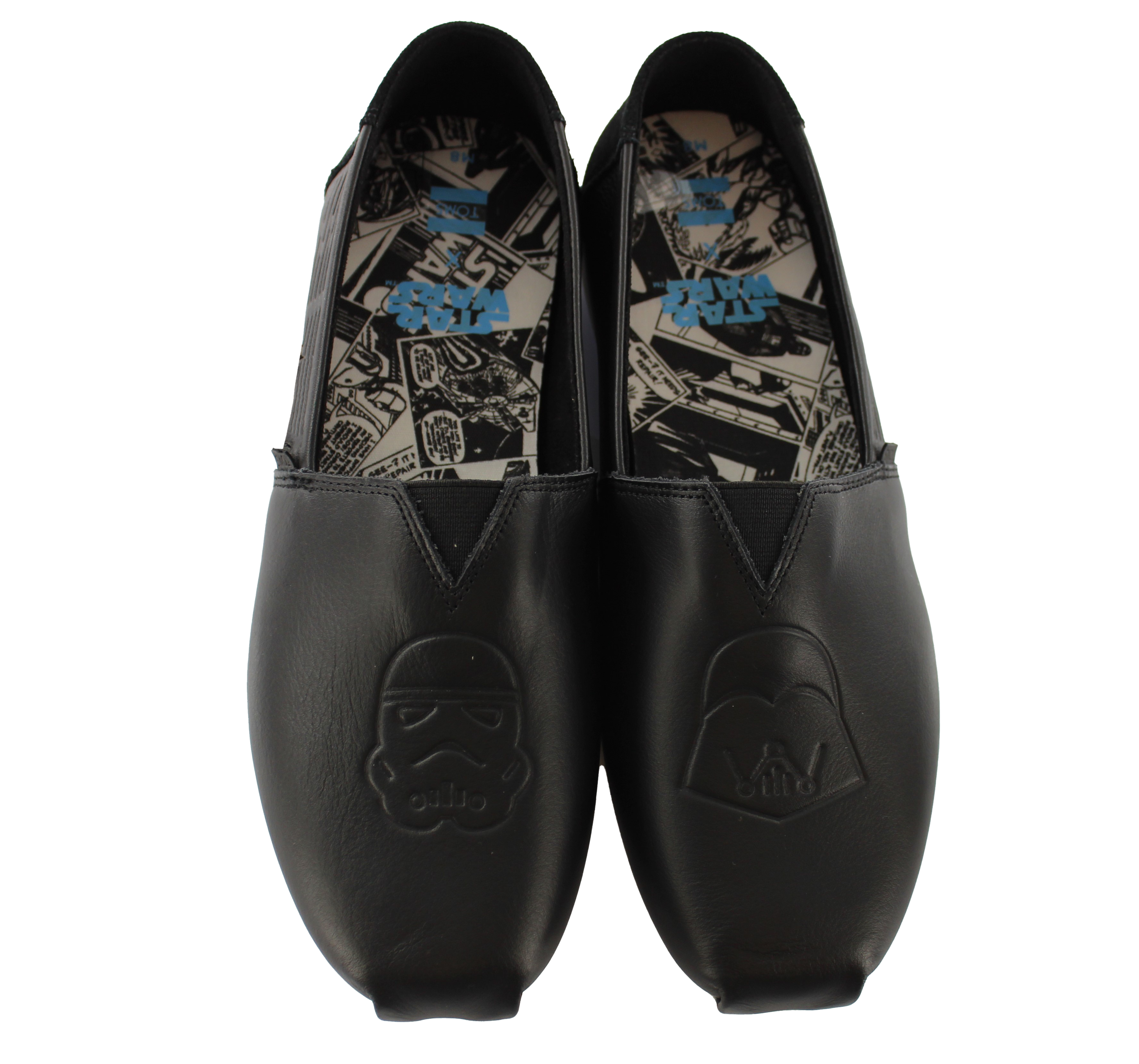 Toms Classic x Star Wars Leather Darth Vader Stormtrooper Mens Espadrilles