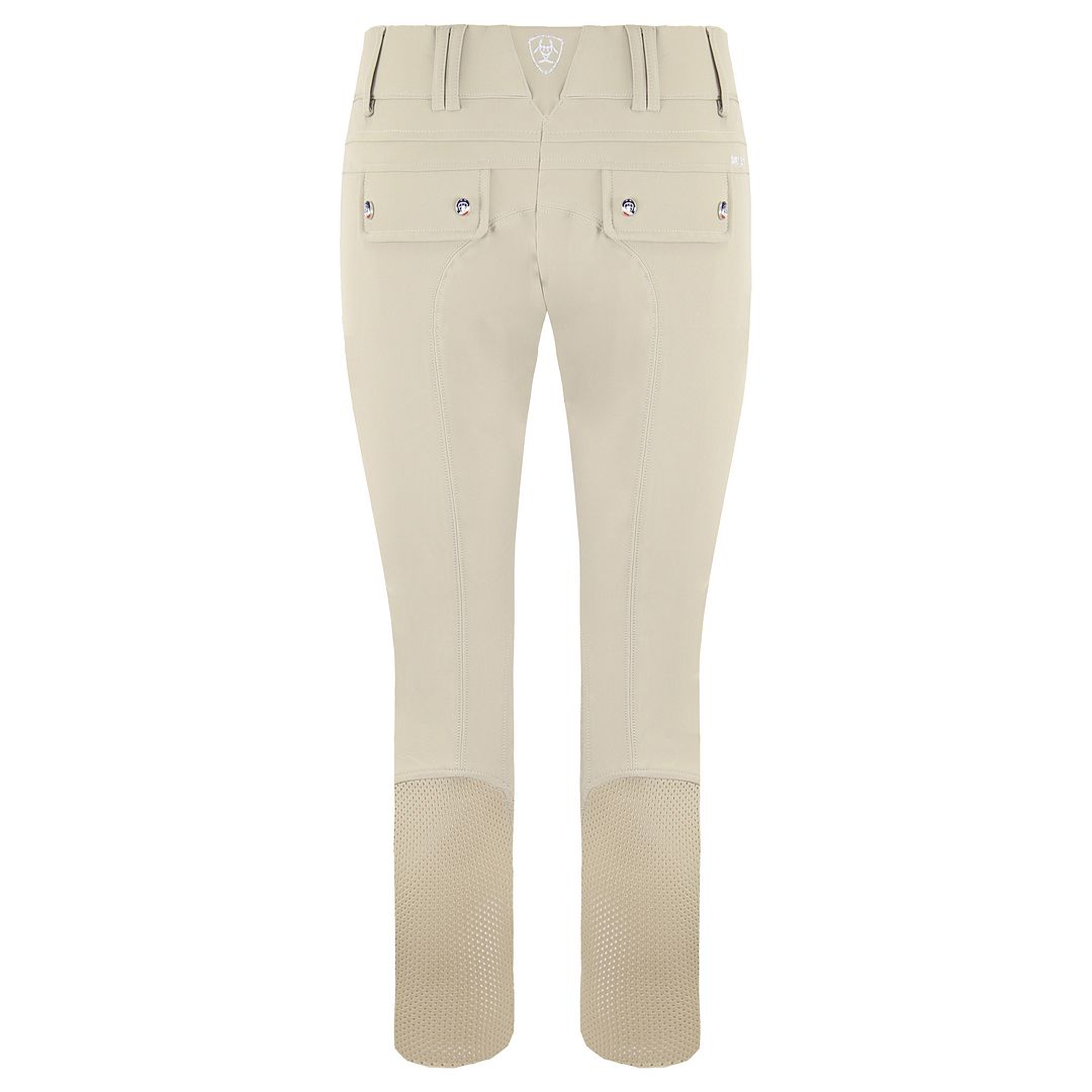 Ariat Tri Factor Womens Tan Knee Patch Breech