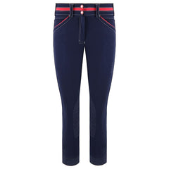 Ariat Heritage Elite Grip Knee Patch Womens Dark Blue Breech