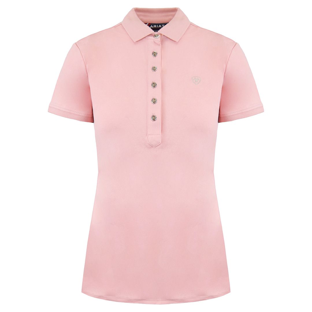 Ariat Prix 2.0 Womens Light Pink Polo Shirt