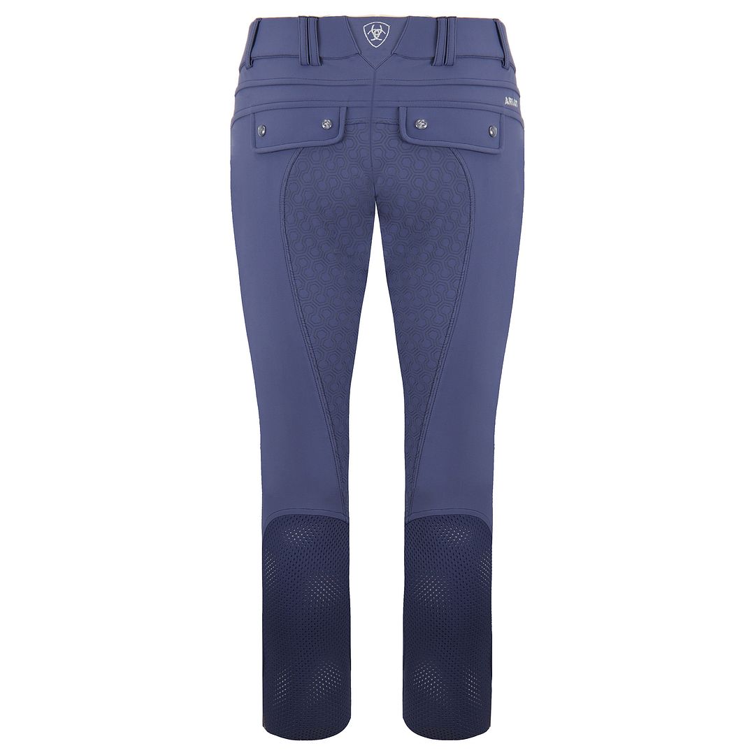 Ariat Knit Tri Factor Womens Blue Breech