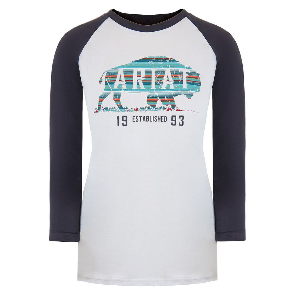 Ariat Logo Mens White Top