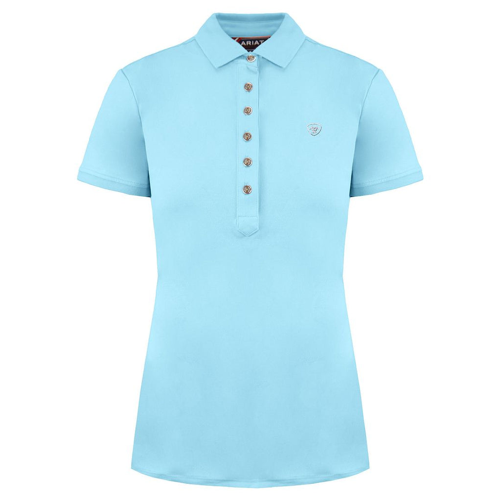 Ariat Prix 2.0 Womens Light Blue Polo Shirt