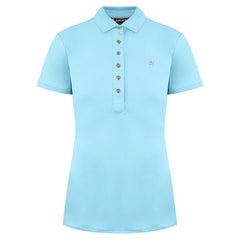 Ariat Prix 2.0 Womens Light Blue Polo Shirt