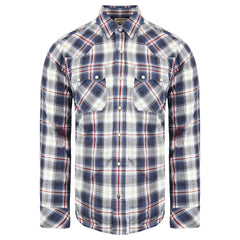 Ariat Anderson Mens Blue/Red Shirt