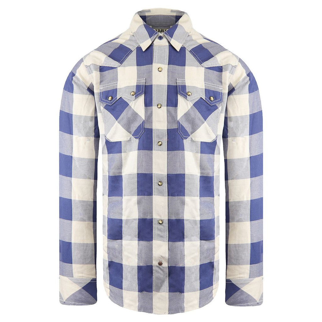 Ariat Abilet Retro Mens Blue/Cream Shirt