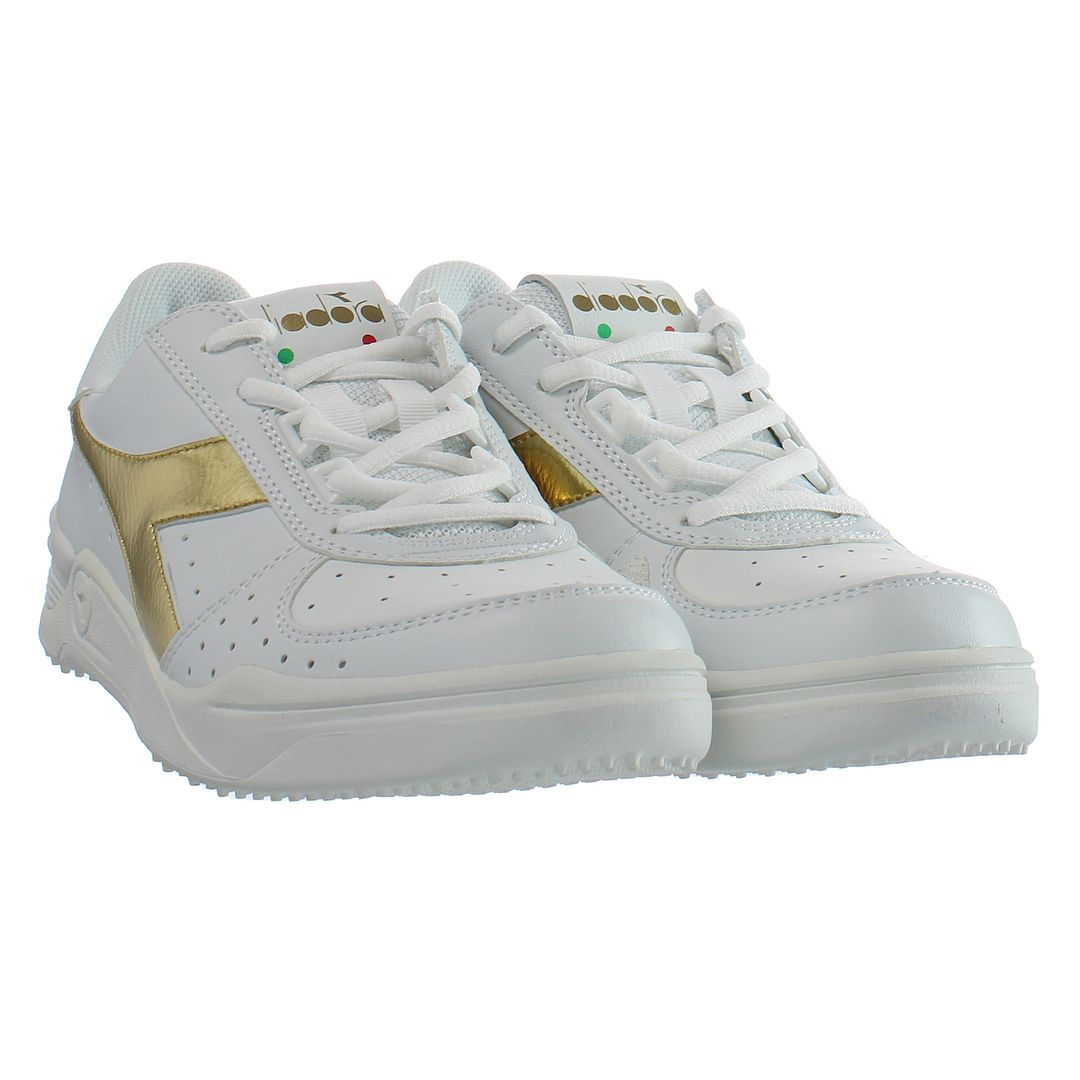 Diadora S.Star K Elite Wimbledon Mens White Trainers