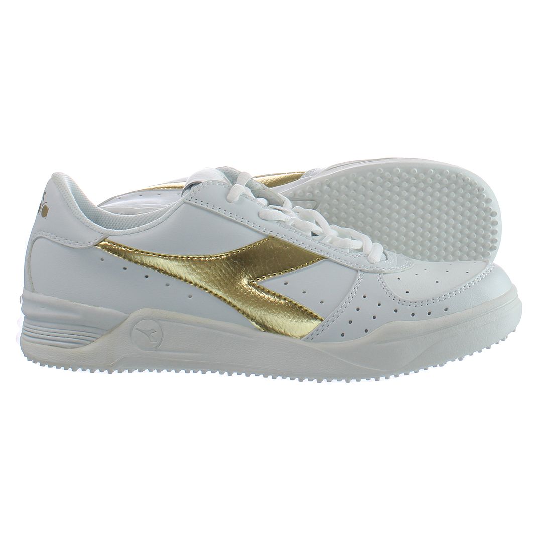 Diadora S.Star K Elite Wimbledon Mens White Trainers