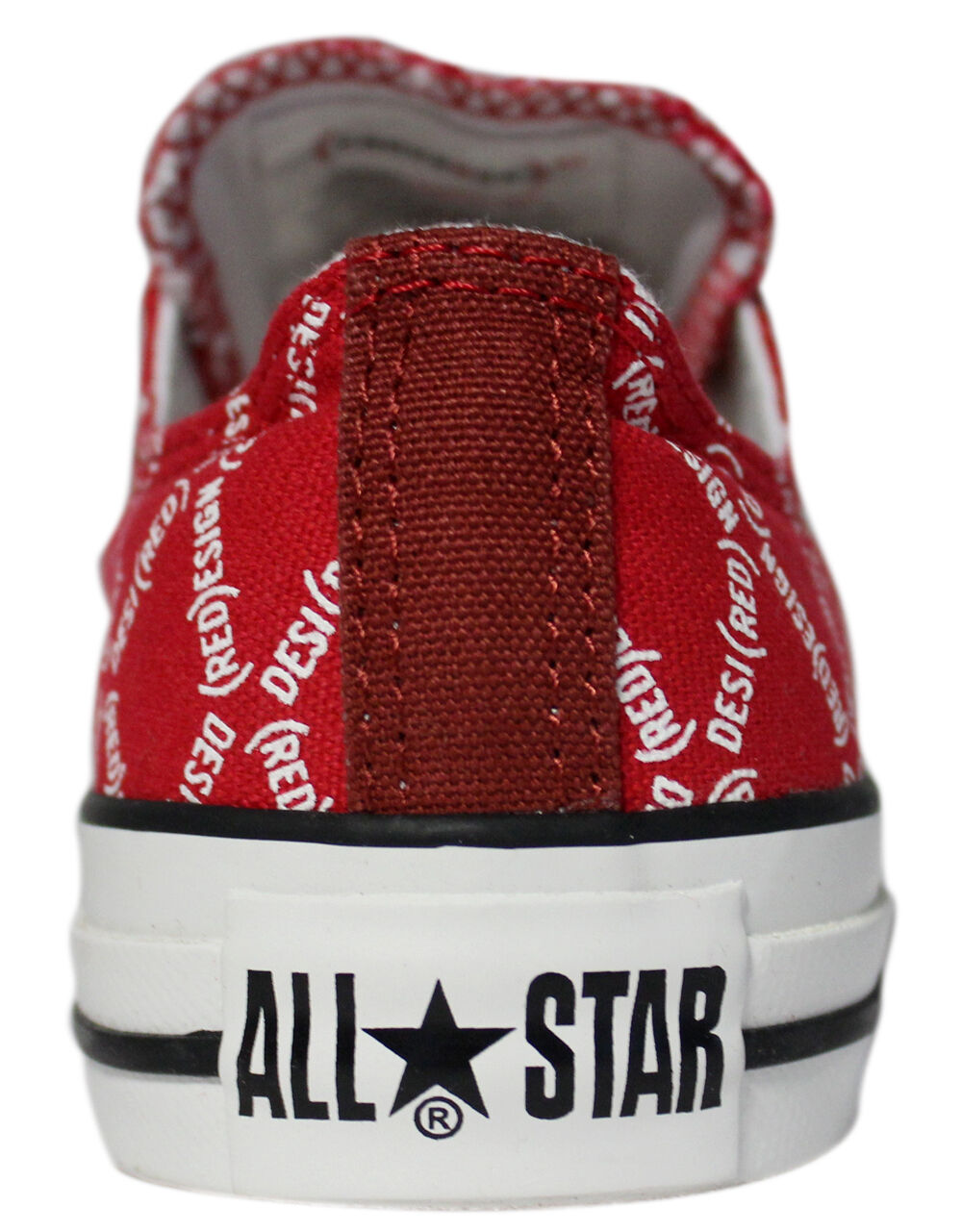 Converse Chuck Taylor All Star Red Edition Lo Top Unisex Trainers 102089F B37C