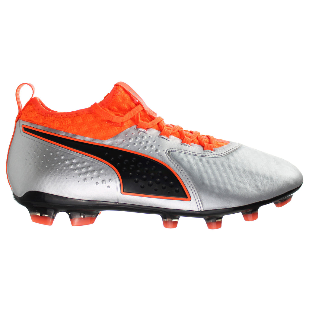 Puma One 2 HG Mens Silver Football Boots