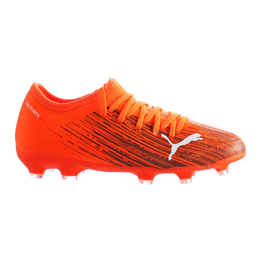 Puma Ultra 3.1 FG/AG JR Orange Kids Football Boots