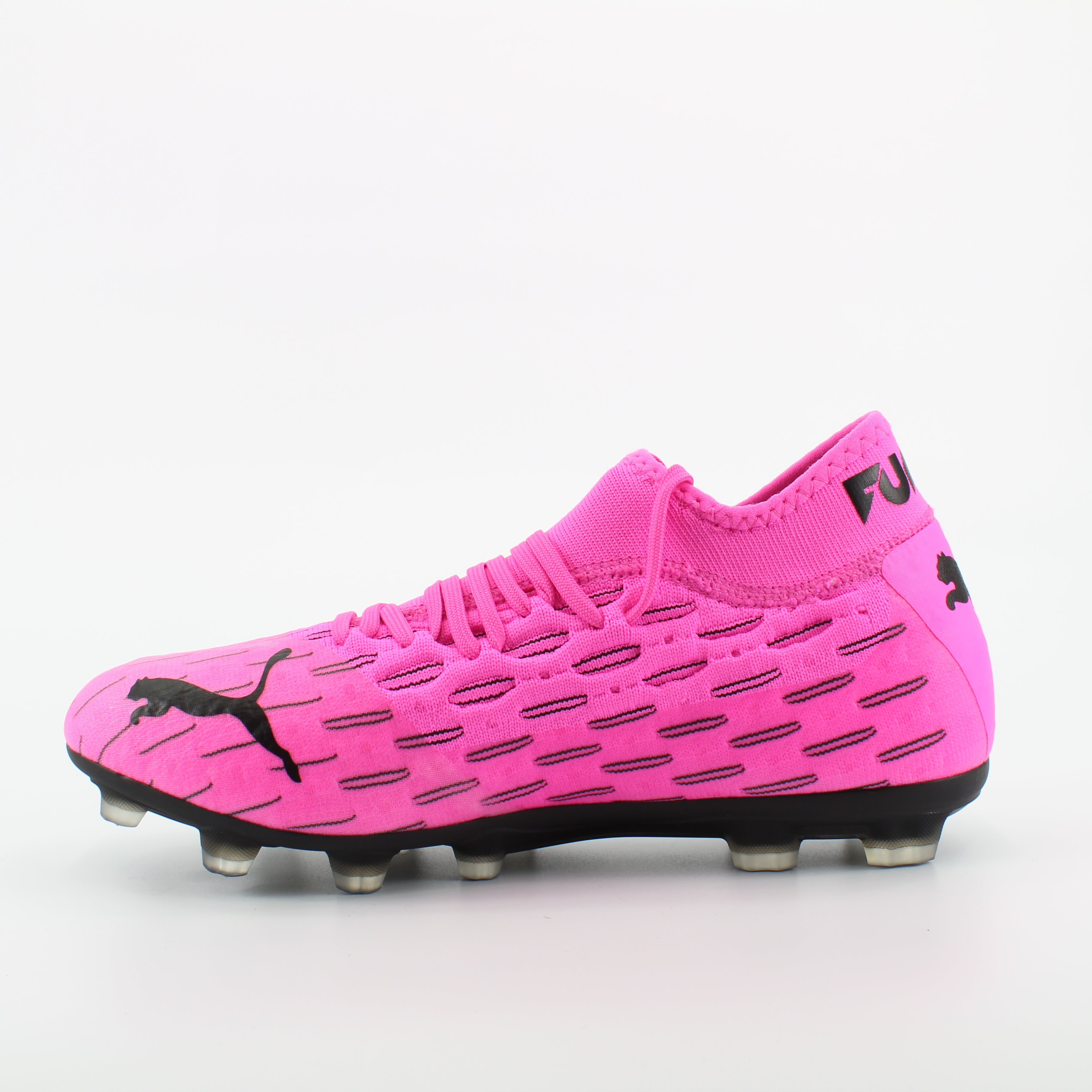 Puma Future 6.2 Netfit HG Pink Textile Mens Lace Up Football Boots 106185 02