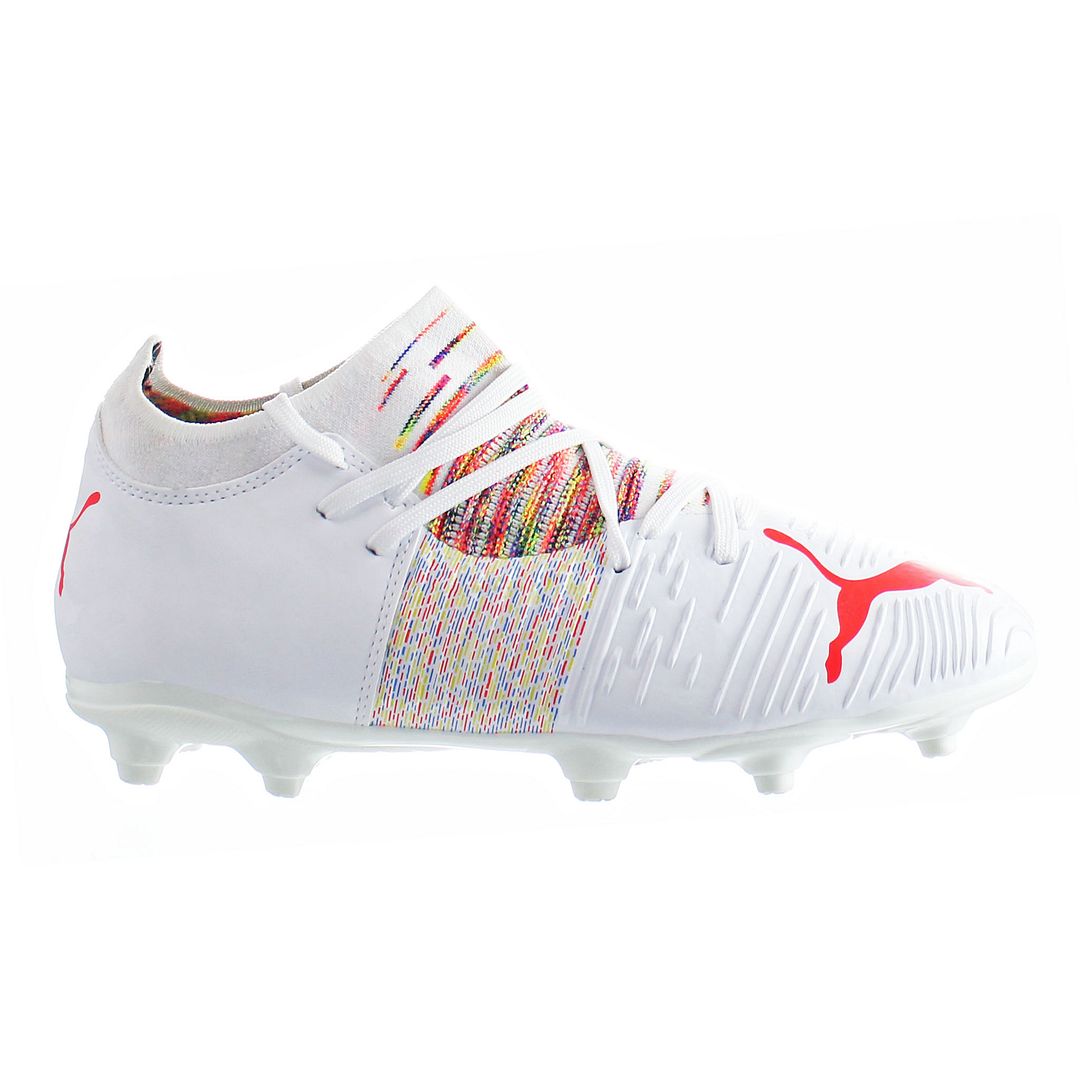 Puma Future Z 3.1 FG/AG JR  White Kids Football Boots