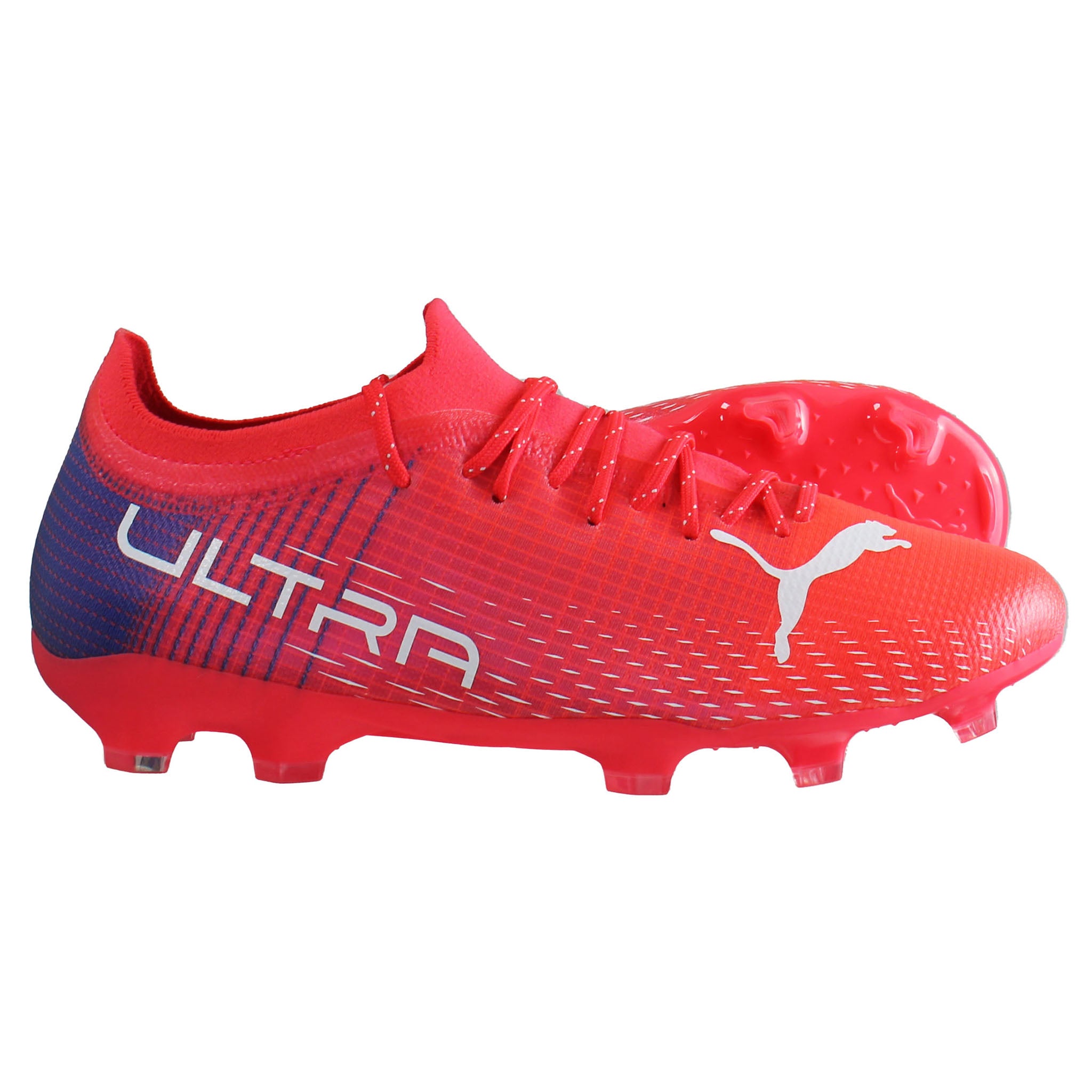 Puma Ultra 2.3 FG/AG Red Kids Football Boots