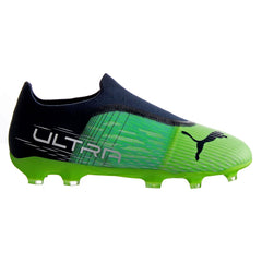 Puma Ultra 3.3 FG/AG Green Kids Football Boots