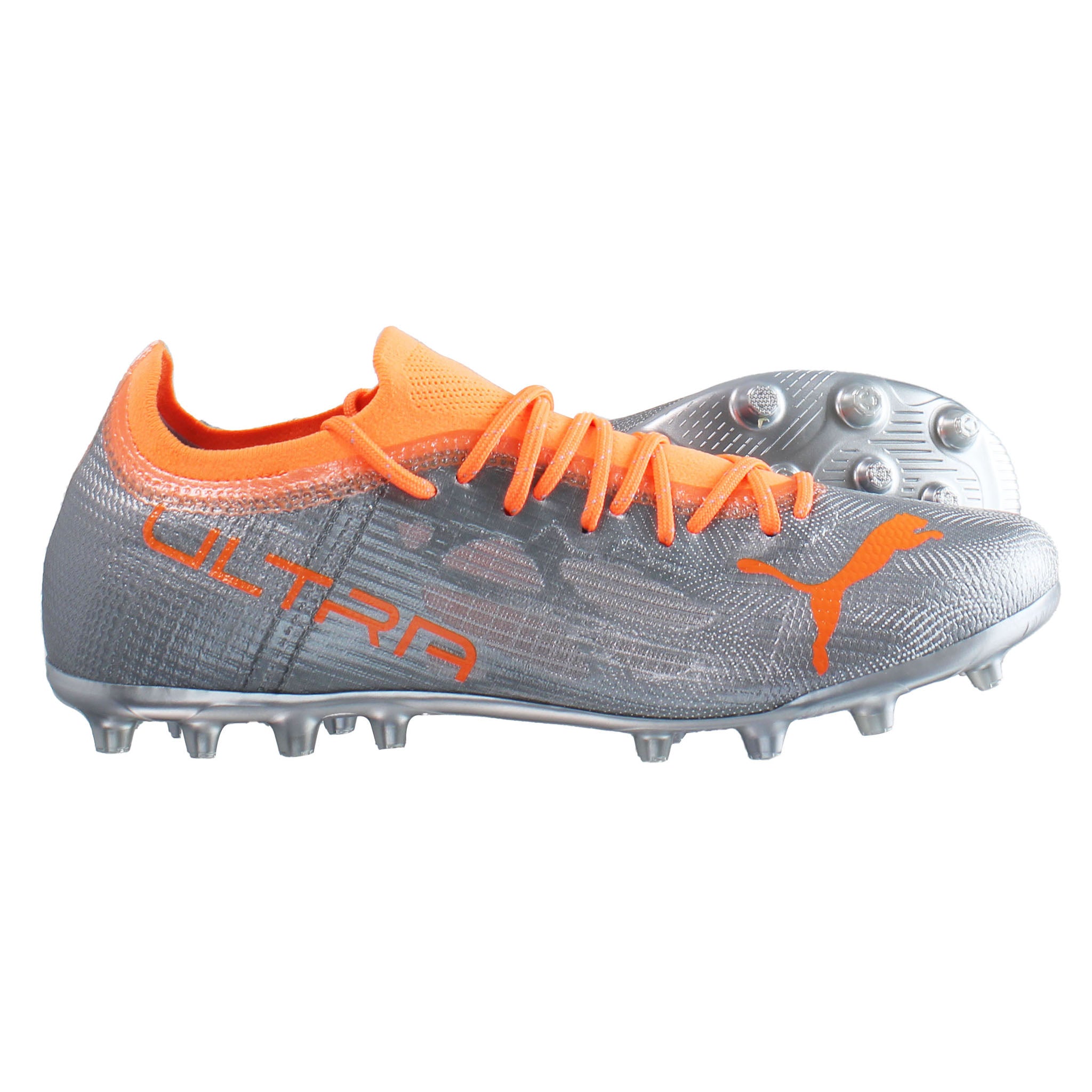 Puma Ultra 1.4 MG Silver Mens Football Boots