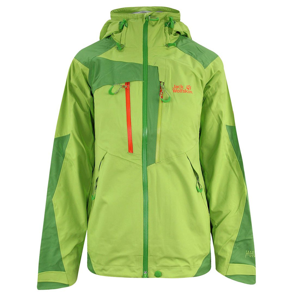 Jack Wolfskin Hyproof Alpine Trek Womens Green Jacket