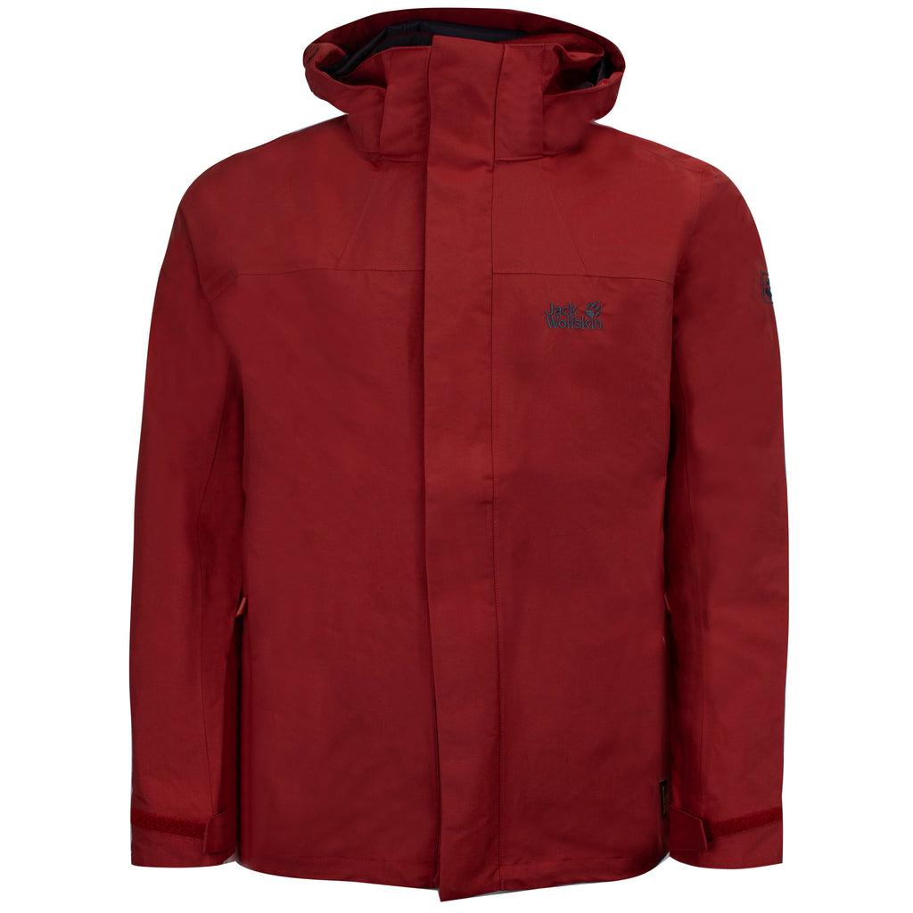 Jack Wolfskin Highland Mens Burgundy Jacket