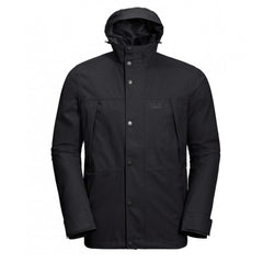 Jack Wolfskin New Harbour Bay Mens Black Jacket