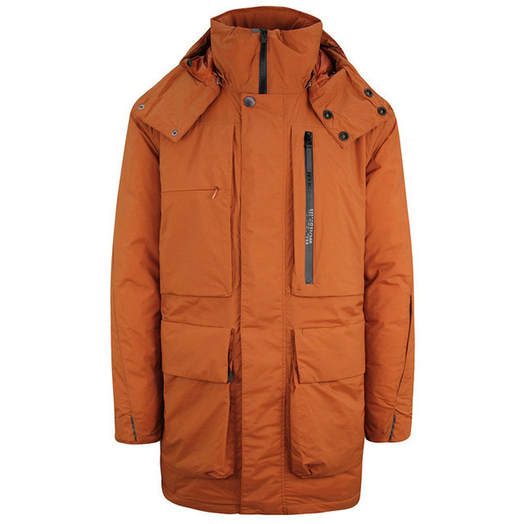 Jack Wolfskin Tech Lab Mens Brown Field Parka Coat