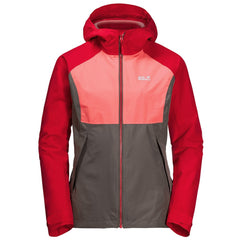 Jack Wolfskin Mount Isa 3in1 Womens Pink Jacket