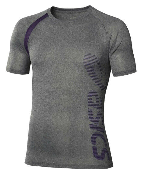 Asics Motion Dry Mens Grey T-Shirt