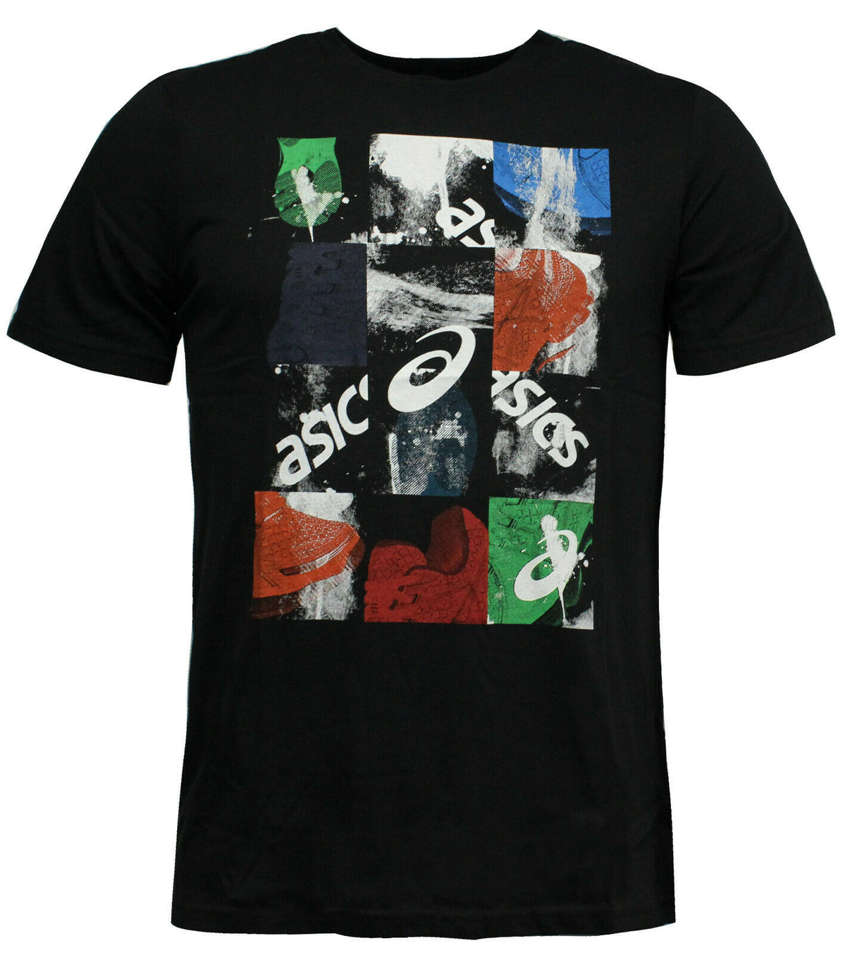 Asics Marathon Graphic Mens Black T-Shirt