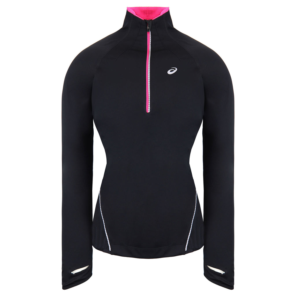 Asics Motion Protect Womens Black/Pink Top