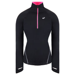 Asics Motion Protect Womens Black/Pink Top