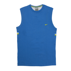 Vintage Blue Nike Mens Vest