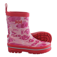 Helly Hansen JK Splask Print Kids Pink Wellingtons