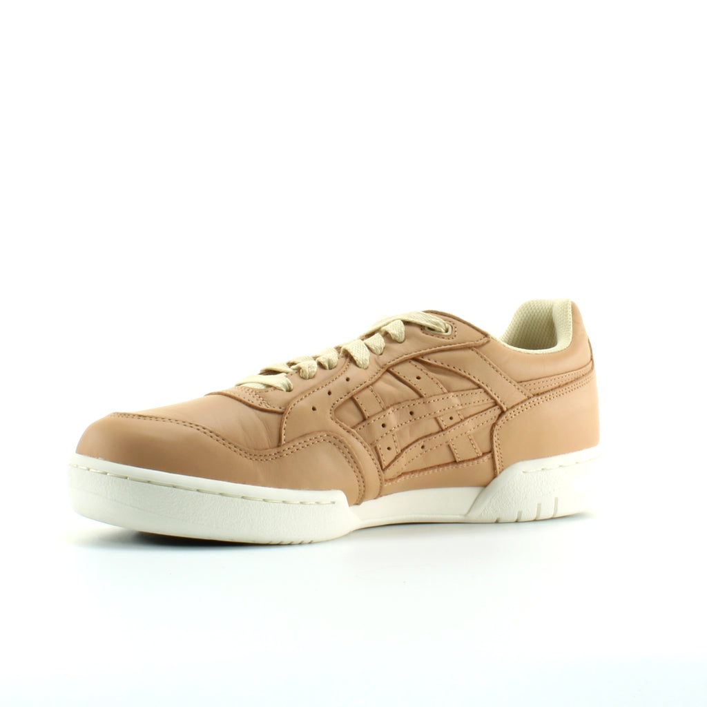 Asics Gel-Circuit Beige Leather Mens Lace Up Trainers 1193A091 250