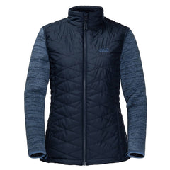 Jack Wolfskin Aquila Glen Womens Blue Knited Gilet