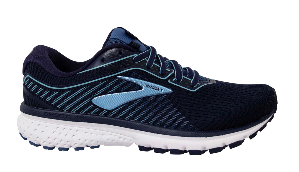 Brooks Ghost 12 Womens Navy Blue Running Trainers