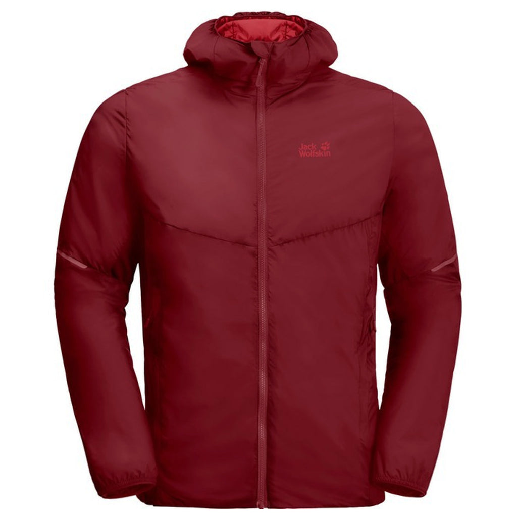 Jack Wolfskin Featherweight Insulation Mens Burgundy Jacket