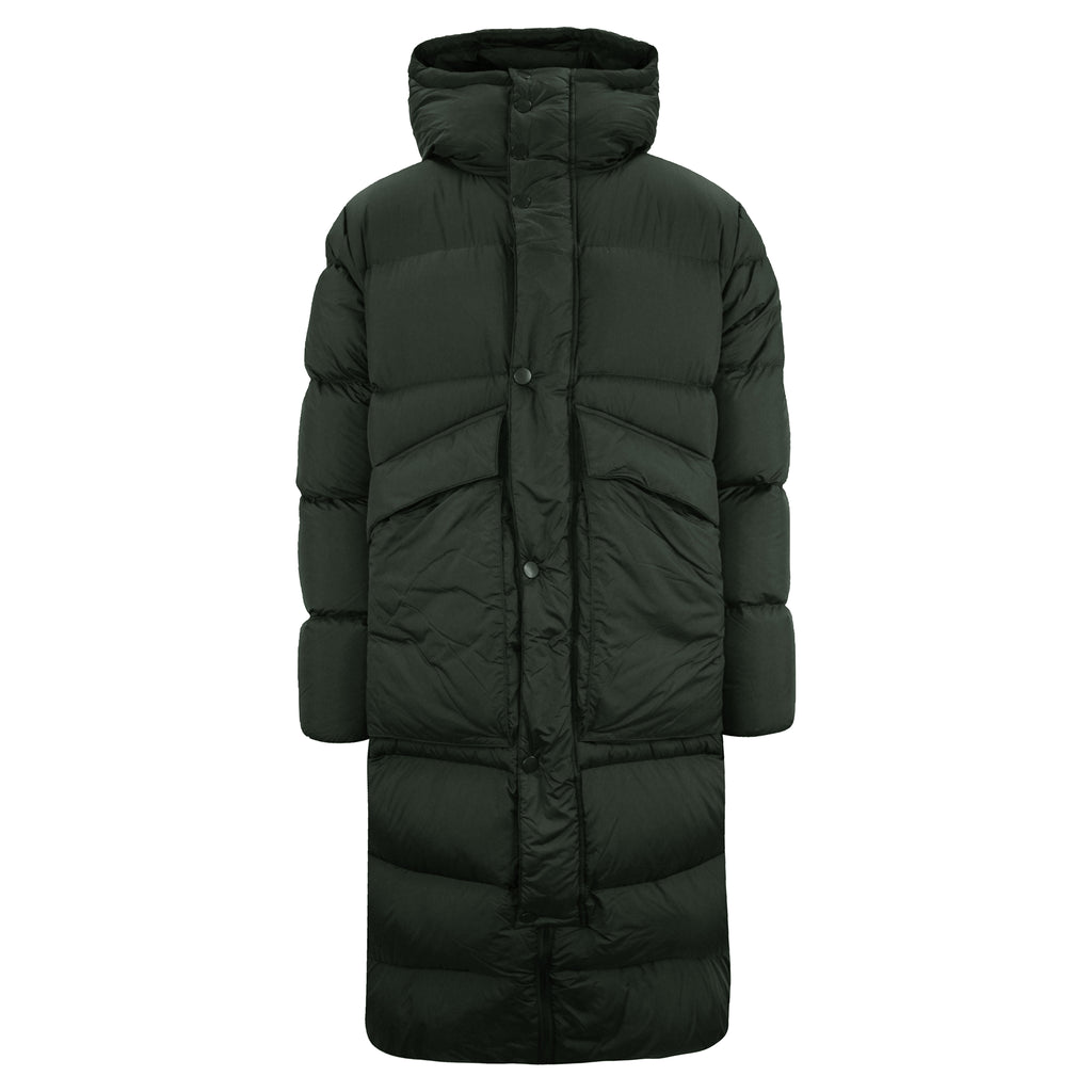 Jack Wolfskin Tech Lab Sleeping Bag Mens Dark Green Coat