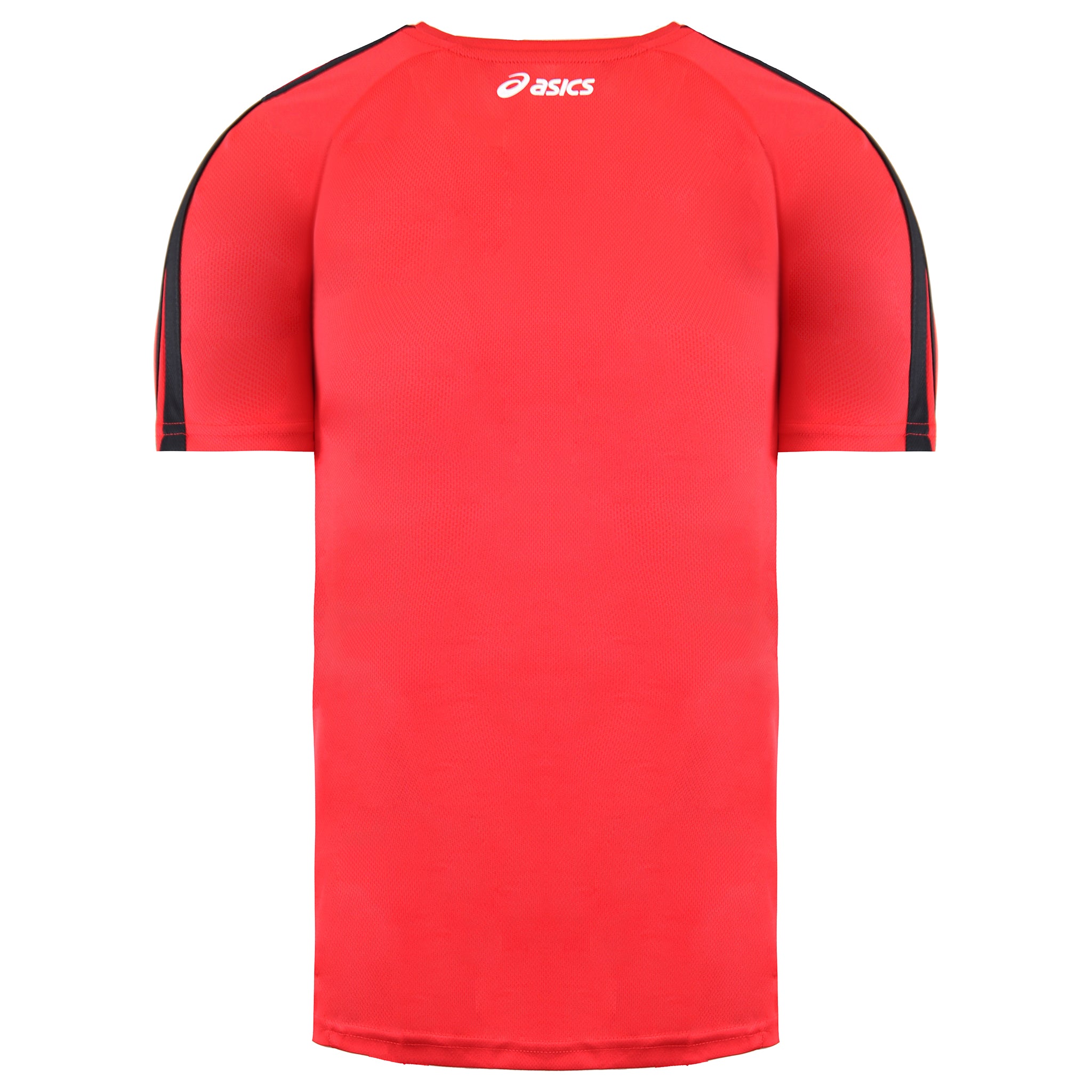 Asics Logo Mens Red/Black T-Shirt