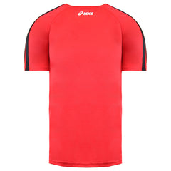 Asics Logo Mens Red/Black T-Shirt