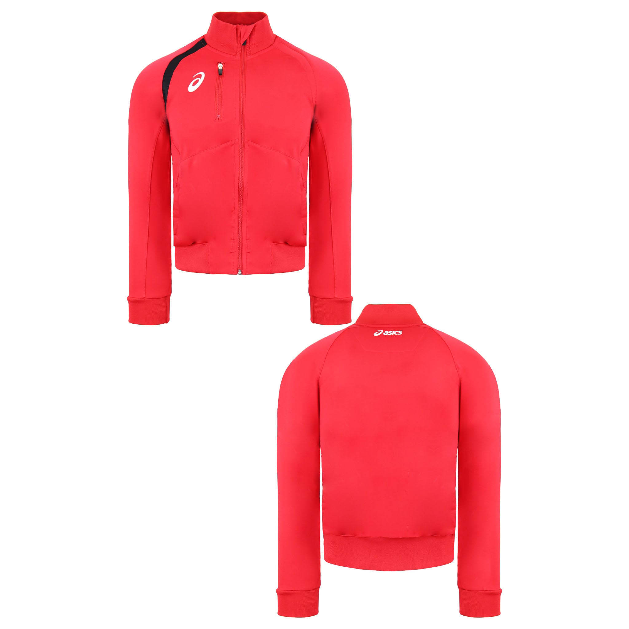 Asics Kids Red Track Jacket