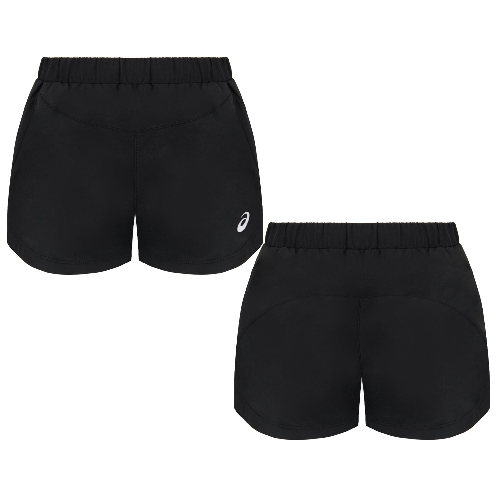 Asics Logo Kids Black Shorts