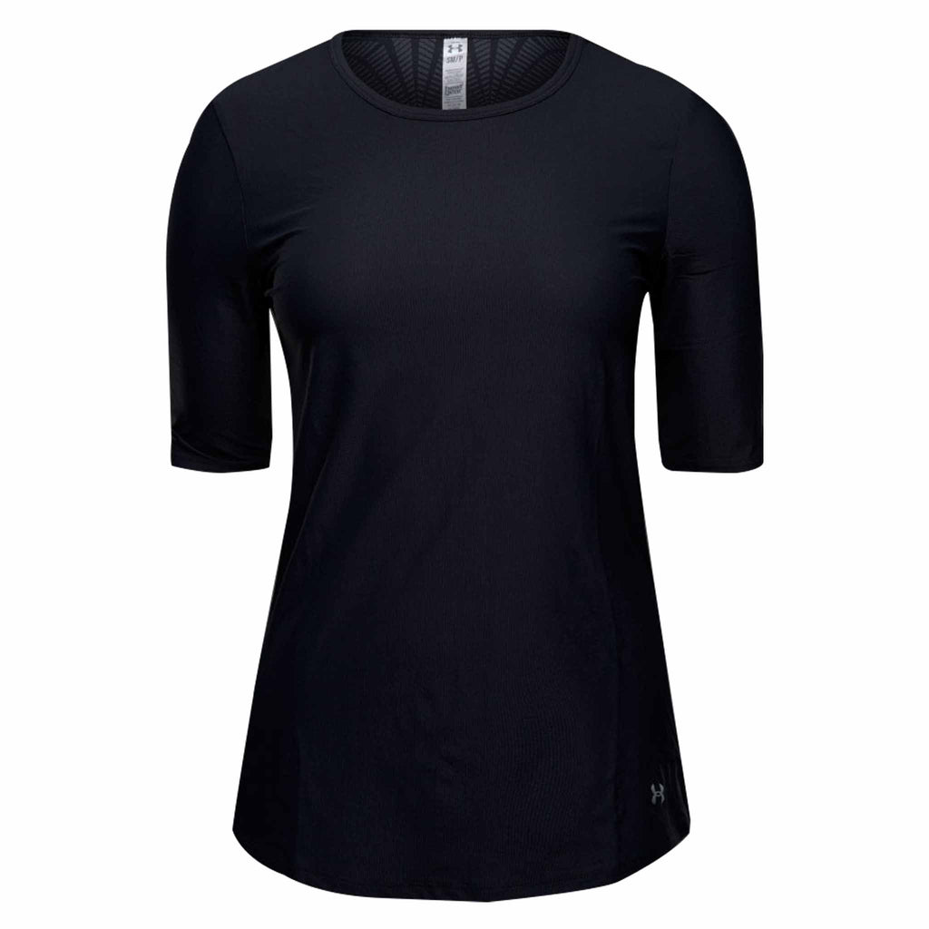 Under Armour CoolSwitch 3/4 Womens Black Top