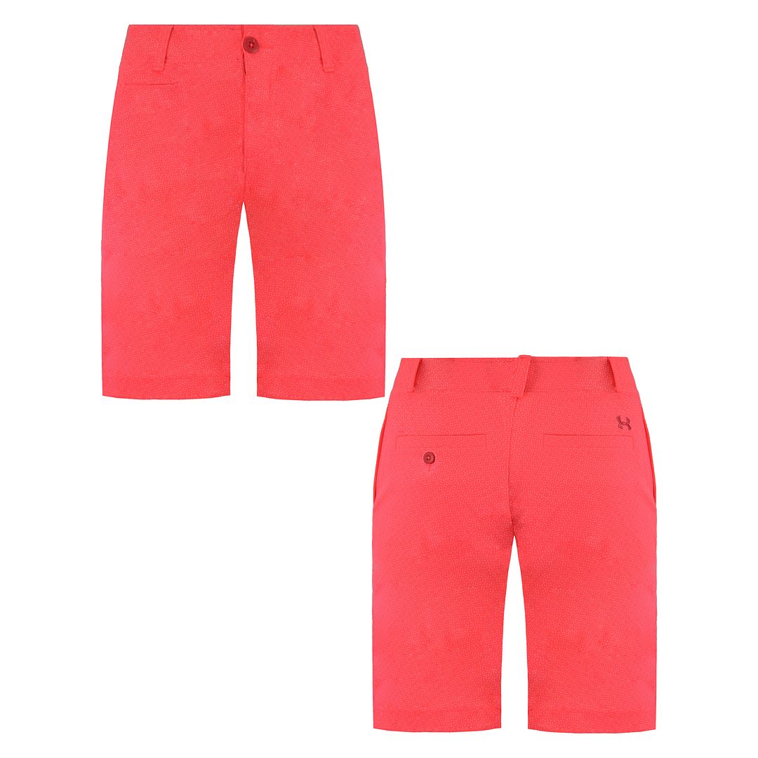 Under Armour 9inch Womens Pink Golf Shorts