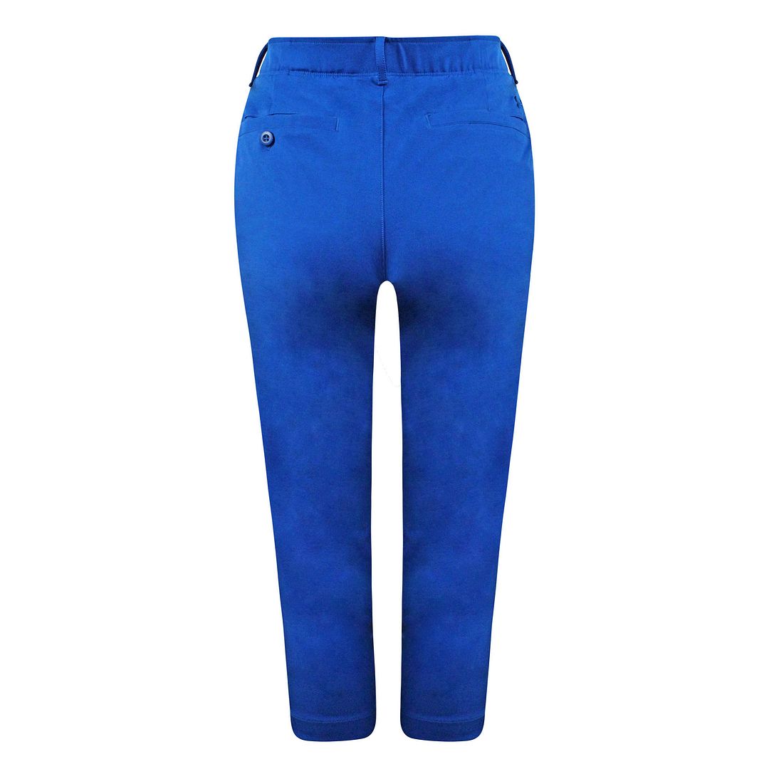 Under Armour Links Womens Blue Capri Golf Trousers